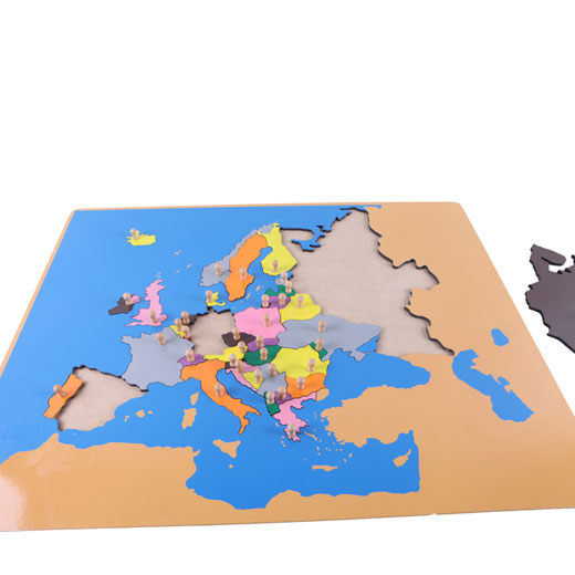 Puzzle Map of Europe | Adena | Montessori Materials